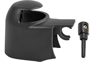 XUKEY Tappo di Copertura del Braccio del Tergicristallo Posteriore, Ugello Lavavetri 6Q6955435D 3B9955985A, Tappo Dell'ugello del Tergicristallo per VW Passat Touran Polo Tiguan Golf Caddy Skoda