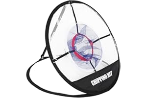 MAGT Red de Entrenamiento de Golf Portátil - Juego de Práctica de Astillado Ligero y Compacto Pop-Up para Interior