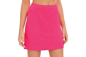 Jhsnjnr Women's Athletic Skorts Lightweight Active Skirts with Shorts Pockets Golf Tennis Workout Sports