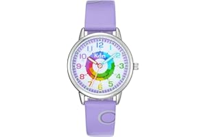 KDM Orologio da polso in pelle con cinturino in pelle e cinturino in pelle impermeabile