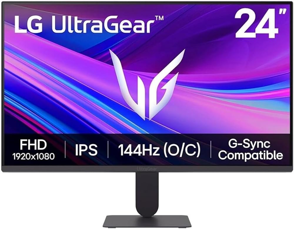 LG UltraGear™ G4 24G411A-B 144Hz 1ms FHD IPS HDMI DP NVIDIA G-SYNC Compatible SRGB Gaming Monitör