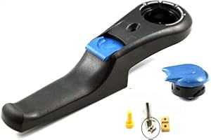 Anakel Home Zapasowy górny uchwyt do garnka Fagor Xpress z 2 śrubami i zaworem regulacyjnym w zestawie (tylko dla garnków 4 i 6-litrowych) Metryczne 6, czarne i niebieskie