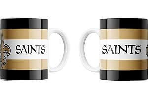 Great Branding Fútbol Americano Accesorio para Fans Taza de 330 ml para café o té Diferentes Equipos de la NFL con el Logo del Equipo