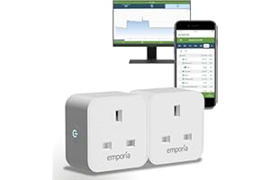 EMPORIA ENERGY Smart Plug with Energy Monitoring | 16A Max / 10A Continuous | WiFi Smart Outlet | Mobile App | Alexa | Google | UKCA Certified (2)