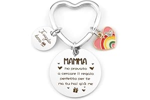 Hoosmoon Regalo Festa Della Mamma Portachiavi Festa Della Mamma Regalo Mamma Idee Regali per la Festa Della Mamma Originali Portachiavi Mamma Regalo Compleanno Mamma Natale Regali Mamma e Figlia