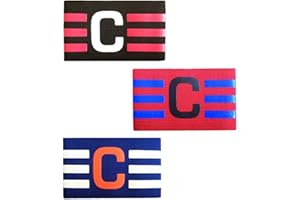 YQ YUE Qin Kapitänsbinde 3 Pack Elastic Kapitäns Armbinde für Senior/Junior Fußball Spielführer-armbinde und Erwachsene/Youth Sport Kapitänsbinde
