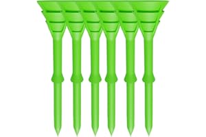 ‎LOVMEAD LOVMEAD Golf Tees 83mm Langlebigem Kunststoff 50/100 Stück, Golftees Kunststoff Lang Orange Weiß Blau Schwarz Grün, Professional Unzerbrechliche Golf Tees Plastik