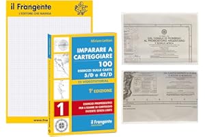 EDIZIONI IL FRANGENTE Kit di apprendimento al carteggio Nautico Esercizi sulle Carte 5/D e 42/D Corredo Il Frangente STR 08