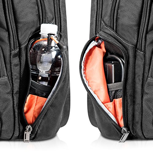 Everki Atlas - Laptop Rucksack mit anpassbarem Fach f  r Notebook von 11 bis 15 6 Zoll  28-39 6 cm   Trolley-Lasche  durchdachtem F  chen-Konzept und 