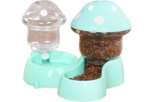 HOVEELUTY Adoprothes Adgers Adcoreur Set Cats Food Food Feeder Dogs Dispensateur Pour Petits Animaux De Compagnie Medium Pet Adding Pour Chiens/Chat Aliments Avec Distributeur D'eau Green