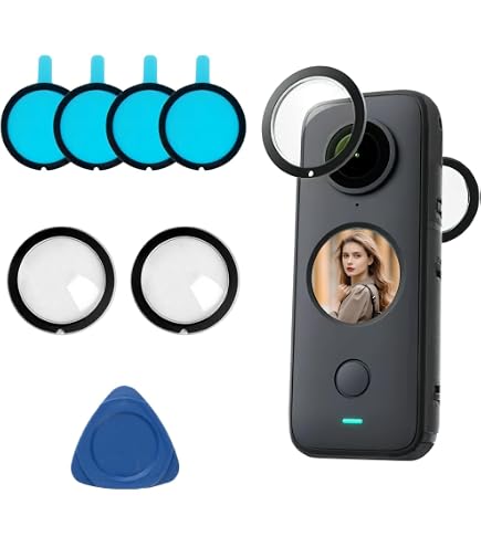 2-teiliger Silikon-Schutz Für Insta 360 ONE X2 Kamera – Gehäuseabdeckung & Objektivdeckel (schwarz)