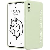 URUCHI Samsung A02 ile Uyumlu Kılıf, İ&ccedil;i Kadife Kaplamalı İnce Sıvı Silikon Kapalı Kamera Tam Koruma Yumuşak Silikon Kapak, A
