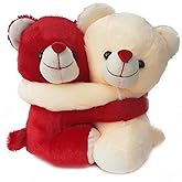 Forty Wings Cute Hug Teddy Bear for Valentine’s Day | Small Romantic Teddy Gift for Girlfriend Boyfriend Wife Husband | Soft 