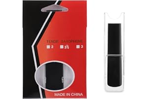 RuiJOTWAT 3-pack tenor saxophone resin reeds, saxophone mouthpieces (hardness 1.5 + 2.0 + 2.5)