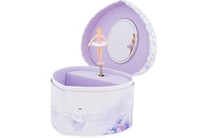 Ulysse 9524 Coffre Musical Lac des Cygnes Cœur