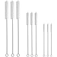 Hiware Drinking Straw Cleaner Brush Kit - (3-Size) 9-Piece Extra Long Pipe Cleaners, Straw Cleaning Brush For Tumbler, Sippy Cup, Bottle and Tube