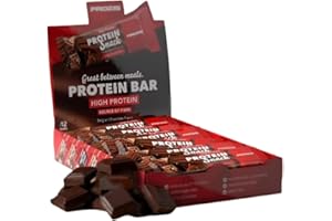 CERREFIT HEALTH & FITNESS Protein Snack Bar Prozis - Barritas Proteicas - Caja 12 unidades (12x 30g) Chocolate Belga