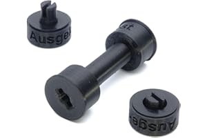 Ausgeknipst 35mm to 120 Mittelformat Medium Format Film Adapter Converter 135 to 6x6 6x9 Panorama for Hasselblad Kiev 645, Schwarz