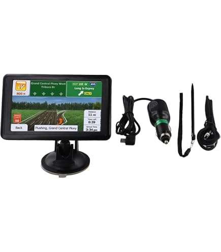 7 Inch Auto GPS-navigatie – Europakaart 2025, 8 Voertuigmodi, 53 Landen, Met Snelheidswaarschuwing En 3D-kaartweergave