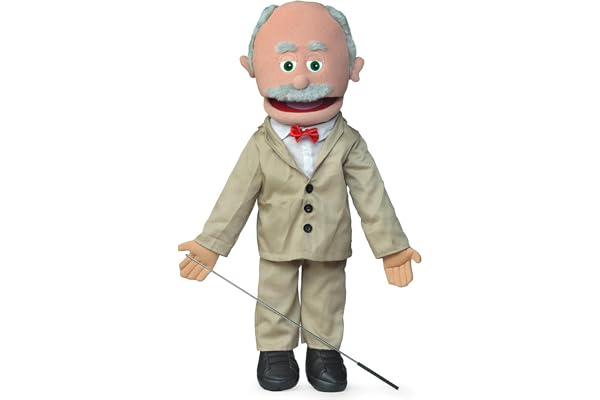 Pops, grand-père hispanique, corps complet, marionnette de style ventriloque de 63,5 cm