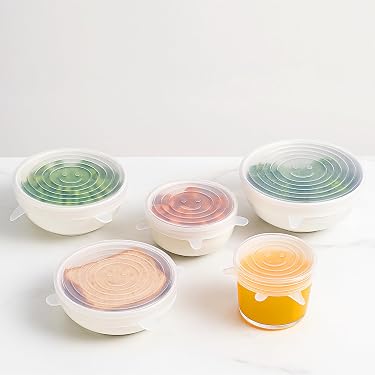 Confezione Da 2 Bicchieri Per Snack Per Bambini – In Acciaio Inox E Silicone, Antiversamento Con Coperchio E Manici (Rosa E Viola) - 4