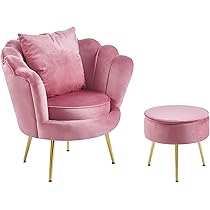 Poltrona In Velluto Design Moderno - Gambe Oro, Imbottita, Per Camera, Salotto, Cucina