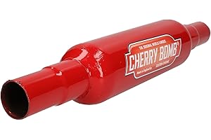 AB Tools Small Cherry Bomb Performance Exhaust Mid Centre Tail Pipe 3" Body Inline Back