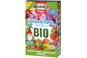 ANTIKA OFFICINA BOTANIKA Bioki® Solfato di rame per piante, alta solubilita' ideale per poltiglia bordolese e trattamenti fogliari, macinata finemente, 500 grammi