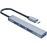 ORICO Hub USB-C 1 x Port USB-A 3.1, 3 x Port USB-A 2.0, Al&uuml;minyum