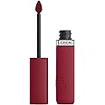 L'Oréal Paris Liquid Lipstick, Intense Colour, Longwear Matte Formula with Hyaluronic Acid, Transfer- and Smudge-Resistant, Infallible Matte Resistance, Shade: 500 Wine Not
