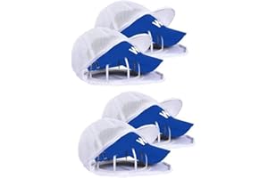 Yulokdwi Lavage Casquette Machine A Laver,2/4 Rondelle De Chapeau Pour Casquettes De Baseball, Sac De Lavage 2 En 1 Pour Chapeau Et Forme De Casquette Pour Lave-vaisselle Et Machine À Lave