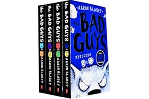 The Bad Guys Episodes 9-16 Collection 4 Books Set by Aaron Blabey (Big Bad Wolf/Baddest Day Ever, Dawn of the Underlord/The One, Cut to the Chase/They're Bee-Hind You,Open Wide and Say Arrgh/Others)