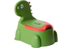 SUPERBE BEBE Doniczka na toaletę dla niemowląt do nauki czystości, przenośna zabawna toaleta dla niemowląt i dzieci, wygodna, antypoślizgowa z systemem zapobiegającym rozpryskiwaniu się i zapachowi, dla chłopców i