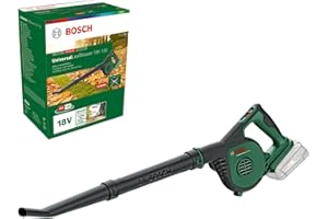 Bosch Cordless Leaf Blower UniversalLeafBlower 18V-130 (for Fast and Easy Outdoor Clearing; 18 Volt System; Without Battery)