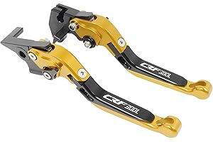 BPILOT Leve Manubrio per Honda CRF300L 2021 2022 2023 CRF 300L CRF 300 L Moto CNC Regolabile Pieghevole Allungabile Freno Leve di Frizione (Color : K)