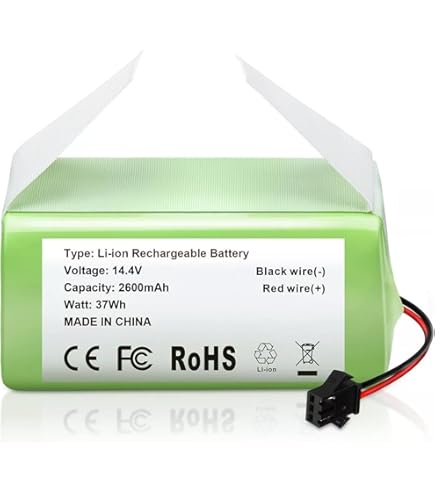 Vhbw Akku Ersatz Für Eufy 4INR/19/66 Für Staubsauger Home Cleaner Heimroboter 2600mah 14 4v Li Ion