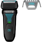 Remington F6 Style Aqua Elektrikli Tıraş Makinesi Erkekler i&ccedil;in -%100 Su Ge&ccedil;irmez Kablosuz Tıraş Makinesi, USB Şarjlı ve A&ccedil;ıl