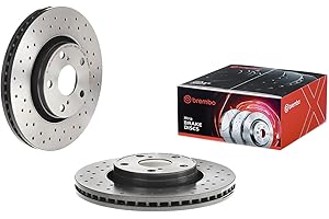 Brembo Xtra 09.B043.1X - Disco Freno Forato Anteriore, Set di 2