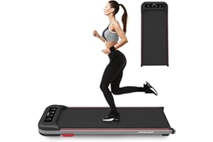 WALDEN SPORTS Elektrisches Laufband für Zuhause, Büro, Joggen, Laufen, ultraflach, schmal, Fitness, Workout, Walden