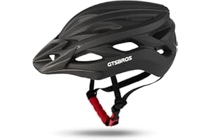 GTSBROS Bicycle Helmet with Removable Visor for Men and Women - Lightweight Helmet for Mountain Bike and City Traffic