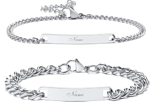Bracciali Coppia Infinito In Acciaio Inossidabile CPSLOVE – Regalo Per Lui E Lei, Eleganti, Con Zirconi, Lunghezza Regolabile