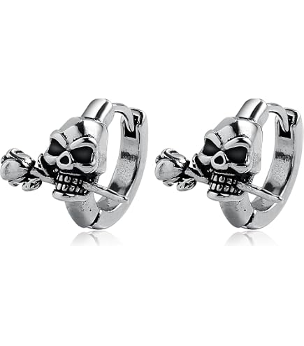 925 Sterling Silber Oktopus Tentakel Ohrstecker – Punk Gothic Schmuck Für Männer & Frauen