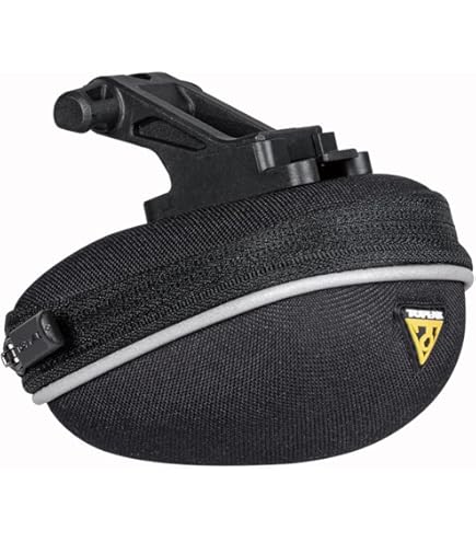 Topeak Zadeltas Wedge Pack II, zwart, 18,5 x 11,5 x 13 cm, 0,8 liter, TC2271B
