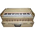 Jyotaksh Store Best Harmonium 9 Stopper(Portable), Chudidaar 7 Bellow, 42 Key, Two Reed(Bass-Male),3 1/2 Octave,Coupler, Harmonium With Cover (NATURAL COLOUR)