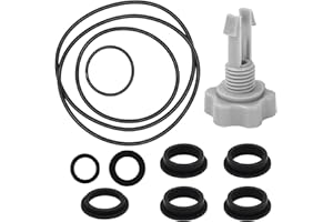CHIHOLEN Filtre à sable 25013 - Pièces de rechange pour pompes à filtre à sable Intex, accessoires de piscine - Joints pour pompe à filtre à sable - Pièces de rechange avec 1 valve de vidange d'air et