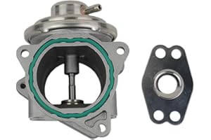 Huiruhy EGR AGR-valvola con guarnizione Compatibile con 1.9 TDI 2.0 TDI 16V 038131501AF 68001558AB 724809160 038131501S 88051