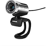 AUSDOM FHD Webcam 1920x1080P, AW615 Computer Cameras with Noise-cancelling Microphone USB Camera for Online Video Calling, Re