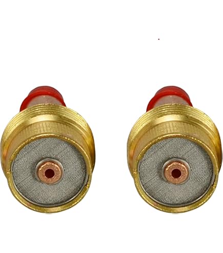 10N46L #8 - Ugello in ceramica per lente a gas in alluminio, 13 mm