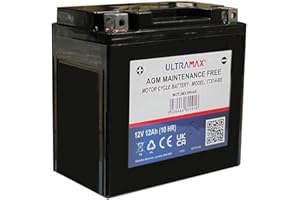 ULTRAMAX TTX14-BS (REPLACES YUASA YTX14-BS) Motorcycle Gel battery