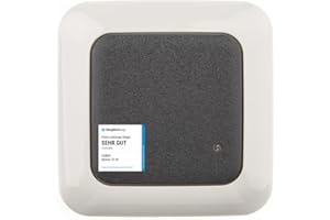 HUBER Motion 25 HF Detector de Movimiento por Radar para Interiores y Exteriores 180° IP44 - Detector de Movimiento de Montaje en Superficie LED Adecuado, Sensor de Movimiento, tecnología de 3 Hilos